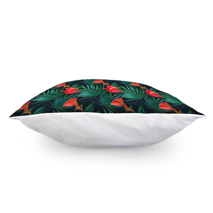 Hawaiian Tropical Flowers Pattern Print Pillow Cover