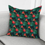 Hawaiian Tropical Flowers Pattern Print Pillow Cover