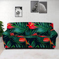 Hawaiian Tropical Flowers Pattern Print Sofa Cover