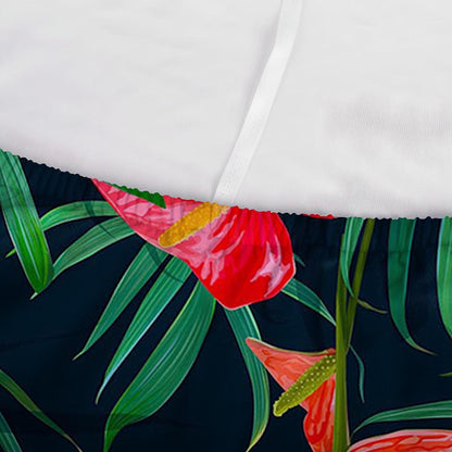 Hawaiian Tropical Flowers Pattern Print Sofa Cover