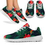 Hawaiian Tropical Flowers Pattern Print Sport Shoes GearFrost