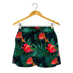 Hawaiian Tropical Flowers Pattern Print Women's Shorts