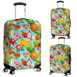Hawaiian Tropical Fruits Pattern Print Luggage Cover GearFrost