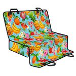 Hawaiian Tropical Fruits Pattern Print Pet Car Back Seat Cover