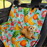 Hawaiian Tropical Fruits Pattern Print Pet Car Back Seat Cover