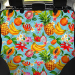 Hawaiian Tropical Fruits Pattern Print Pet Car Back Seat Cover