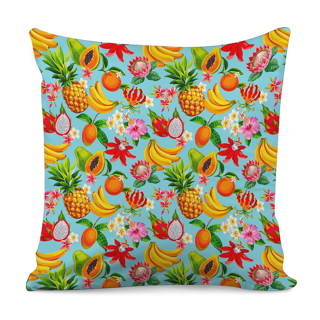 Hawaiian Tropical Fruits Pattern Print Pillow Cover