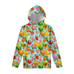 Hawaiian Tropical Fruits Pattern Print Pullover Hoodie