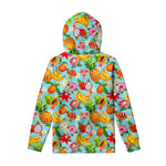 Hawaiian Tropical Fruits Pattern Print Pullover Hoodie
