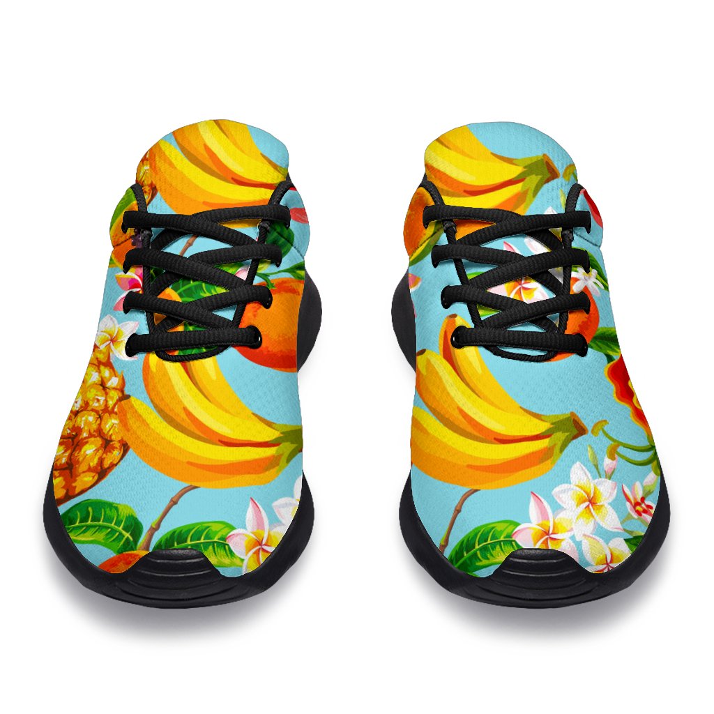 Hawaiian Tropical Fruits Pattern Print Sport Shoes GearFrost
