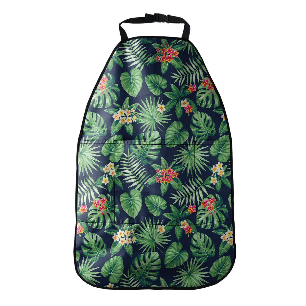 Hawaiian Tropical Leaves Pattern Print Car Seat Organizers