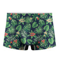 Hawaiian Tropical Leaves Pattern Print Men's Boxer Briefs