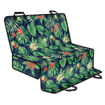 Hawaiian Tropical Leaves Pattern Print Pet Car Back Seat Cover