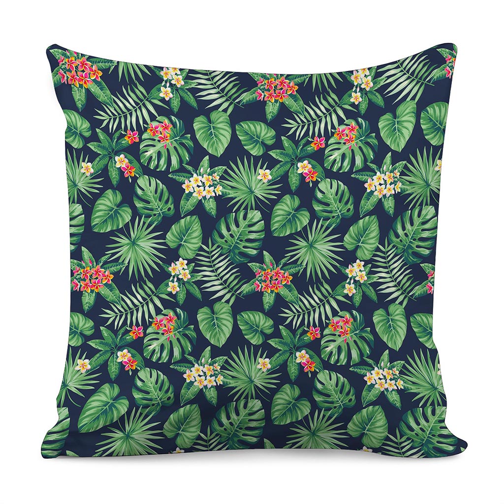 Hawaiian Tropical Leaves Pattern Print Pillow Cover
