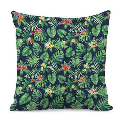 Hawaiian Tropical Leaves Pattern Print Pillow Cover