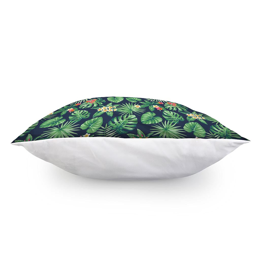 Hawaiian Tropical Leaves Pattern Print Pillow Cover