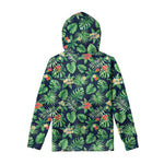 Hawaiian Tropical Leaves Pattern Print Pullover Hoodie
