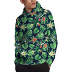 Hawaiian Tropical Leaves Pattern Print Pullover Hoodie
