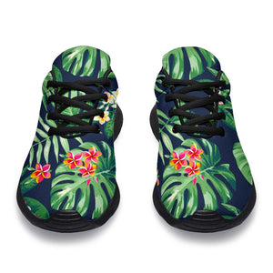 Hawaiian Tropical Leaves Pattern Print Sport Shoes GearFrost