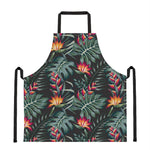 Hawaiian Tropical Plants Pattern Print Apron