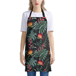 Hawaiian Tropical Plants Pattern Print Apron