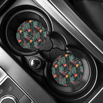 Hawaiian Tropical Plants Pattern Print Car Coasters