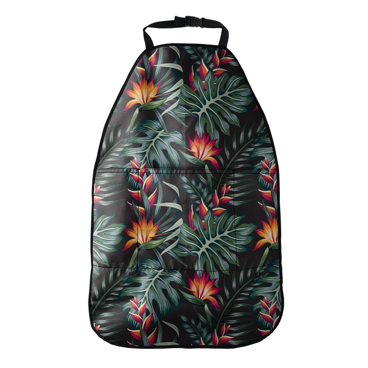 Hawaiian Tropical Plants Pattern Print Car Seat Organizers