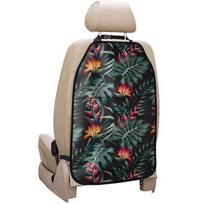 Hawaiian Tropical Plants Pattern Print Car Seat Organizers