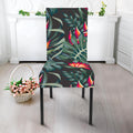 Hawaiian Tropical Plants Pattern Print Dining Chair Slipcover