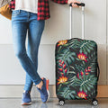 Hawaiian Tropical Plants Pattern Print Luggage Cover