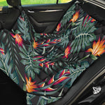 Hawaiian Tropical Plants Pattern Print Pet Car Back Seat Cover