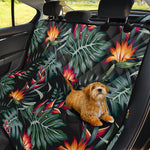 Hawaiian Tropical Plants Pattern Print Pet Car Back Seat Cover