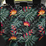 Hawaiian Tropical Plants Pattern Print Pet Car Back Seat Cover