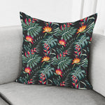 Hawaiian Tropical Plants Pattern Print Pillow Cover