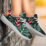 Hawaiian Tropical Plants Pattern Print Sport Shoes GearFrost