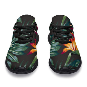 Hawaiian Tropical Plants Pattern Print Sport Shoes GearFrost