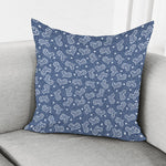 Heart And Star Denim Jeans Pattern Print Pillow Cover