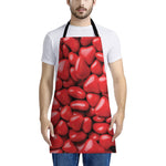 Heart Chocolate Candy Print Apron