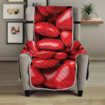 Heart Chocolate Candy Print Armchair Protector