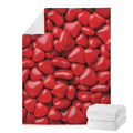 Heart Chocolate Candy Print Blanket