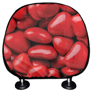 Heart Chocolate Candy Print Car Headrest Covers