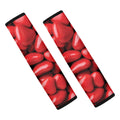 Heart Chocolate Candy Print Car Seat Belt Covers