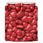 Heart Chocolate Candy Print Duvet Cover Bedding Set