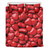 Heart Chocolate Candy Print Duvet Cover Bedding Set