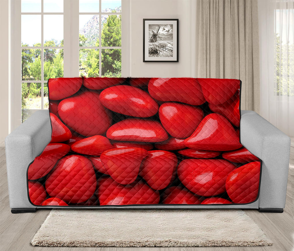 Heart Chocolate Candy Print Futon Protector