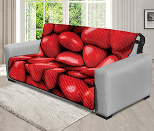 Heart Chocolate Candy Print Futon Protector