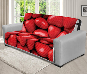 Heart Chocolate Candy Print Futon Protector