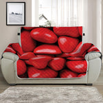 Heart Chocolate Candy Print Half Sofa Protector