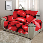 Heart Chocolate Candy Print Half Sofa Protector