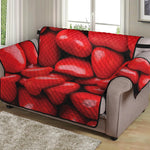 Heart Chocolate Candy Print Loveseat Protector